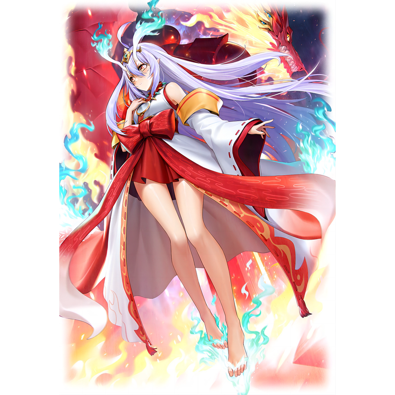 {新品上新}游戏王俱利伽罗天童卡套 独家定制闪卡套63*90官套质量