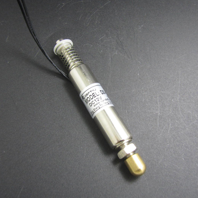 DS-1358S贯穿圆管型电磁铁 敲打键盘 行程12mm  10mm DC12v DC24v