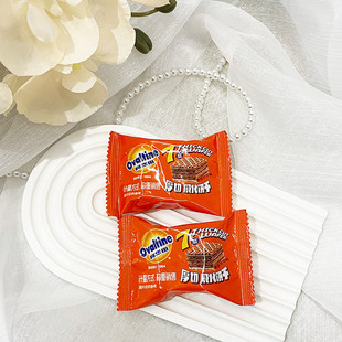 阿华田7层厚切威化饼干麦香可可味结婚庆喜饼休闲零食点心伴手礼