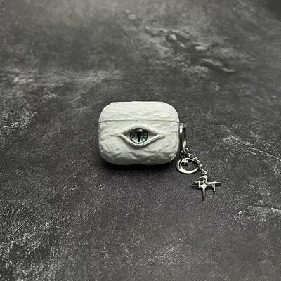 适用于vivotws4立体vivotws3e防摔tws4hifi vivotwsair3立体夜光克苏鲁神话蓝牙耳机保护套定制手工制作纯色