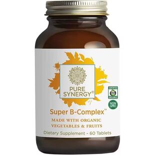美国直邮 PURE SYNERGY Super B-Complex 维生素B族复合物 60粒