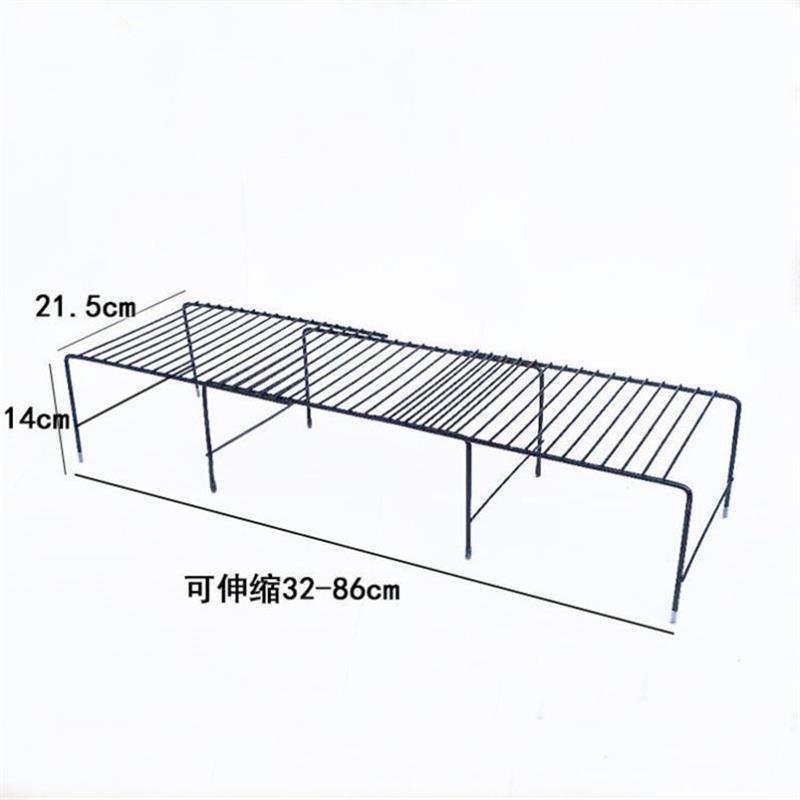 鞋架分层隔板可伸缩铁艺厨房置物架下水槽橱柜碗碟架调味品架厂家