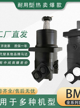 BM6系列液压马达BM6-310车轮马达行走摆线液压马达小挖机回转马达