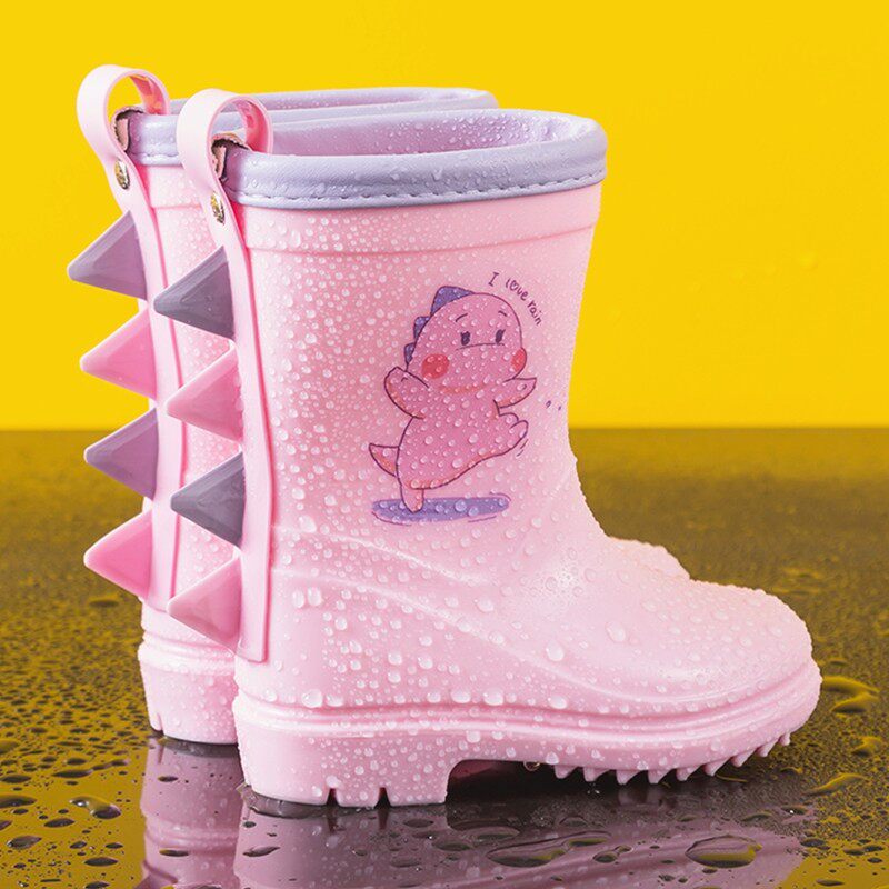 雨鞋儿童女孩2025夏季新款防水防滑外穿舒适轻便女款小恐龙厂家