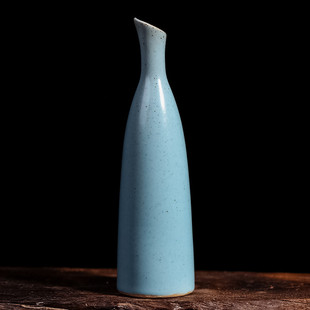 景德镇陶瓷 小花瓶迷你桌面干花水培禅意工艺复古花器摆件瓶子罐