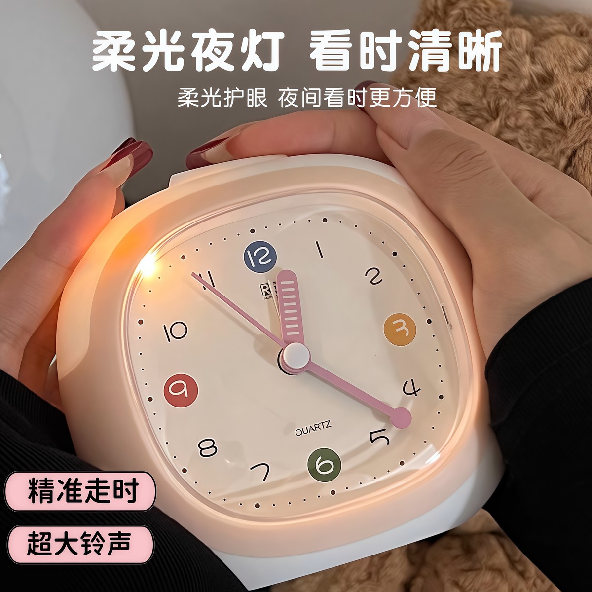 起床简单实用学生专用闹钟神器强力叫醒儿童时间管理定时器厂家