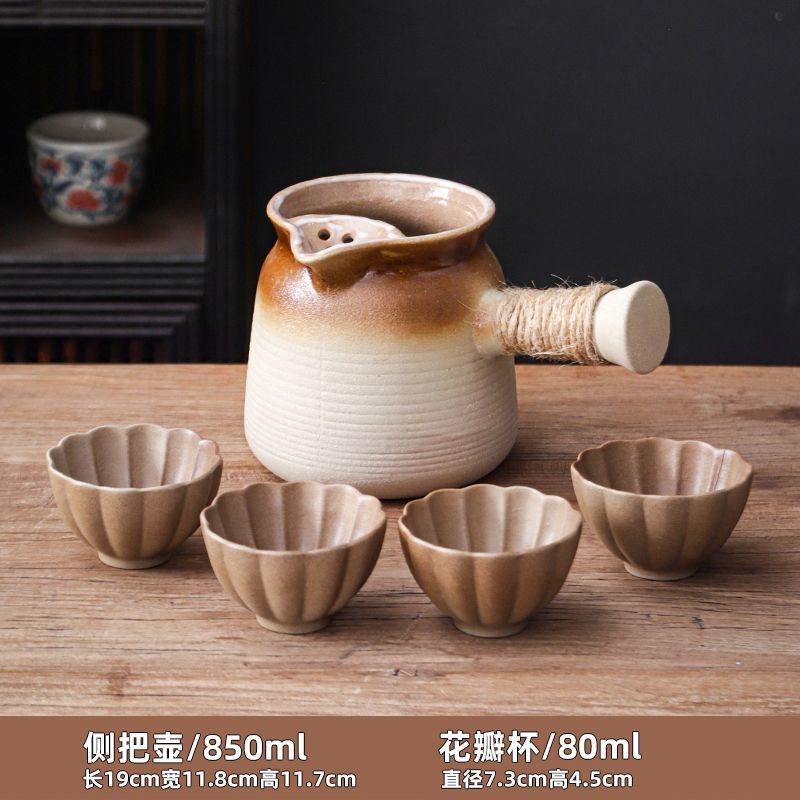 围炉茶杯大容量罐罐壶茶具套装炭烧耐高温花瓣煮茶壶家用功夫厂家