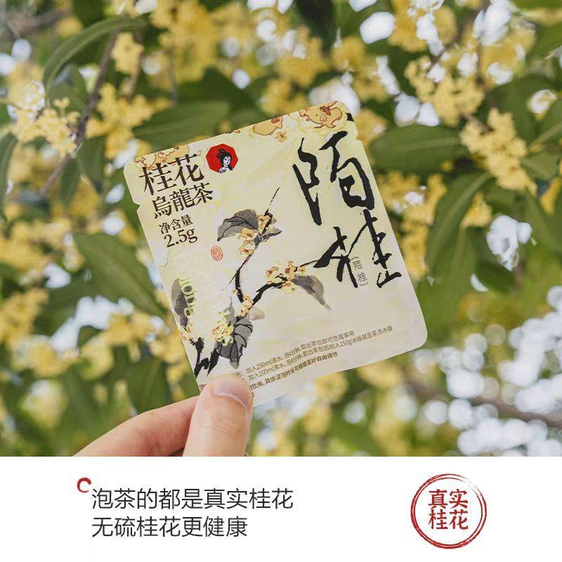 茶颜悦色桂花乌龙茶包红茶天生我才/小金桂茶袋泡调味茶2味礼盒装