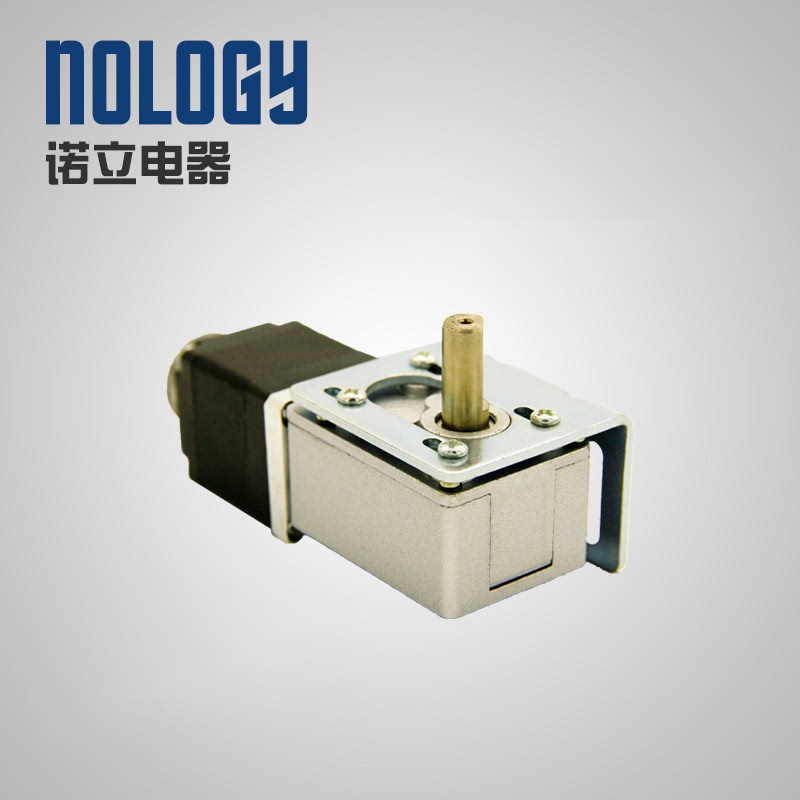 Nology诺立电器 32-28蜗杆减速步进电机 31mm 自锁 直角
