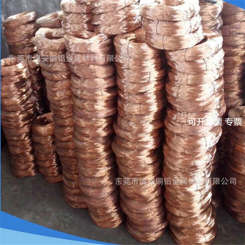 深圳T2紫铜方扁线5*5mm 高纯度TU2无氧紫铜线 抽装软态紫铜线现货