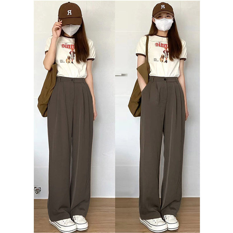 胖妹妹休闲阔腿裤女大码春装2023新款胖mm梨形身材直筒长,女装/女士精品,大码裤装,淘宝优惠券,粉丝福利购,淘宝优惠卷