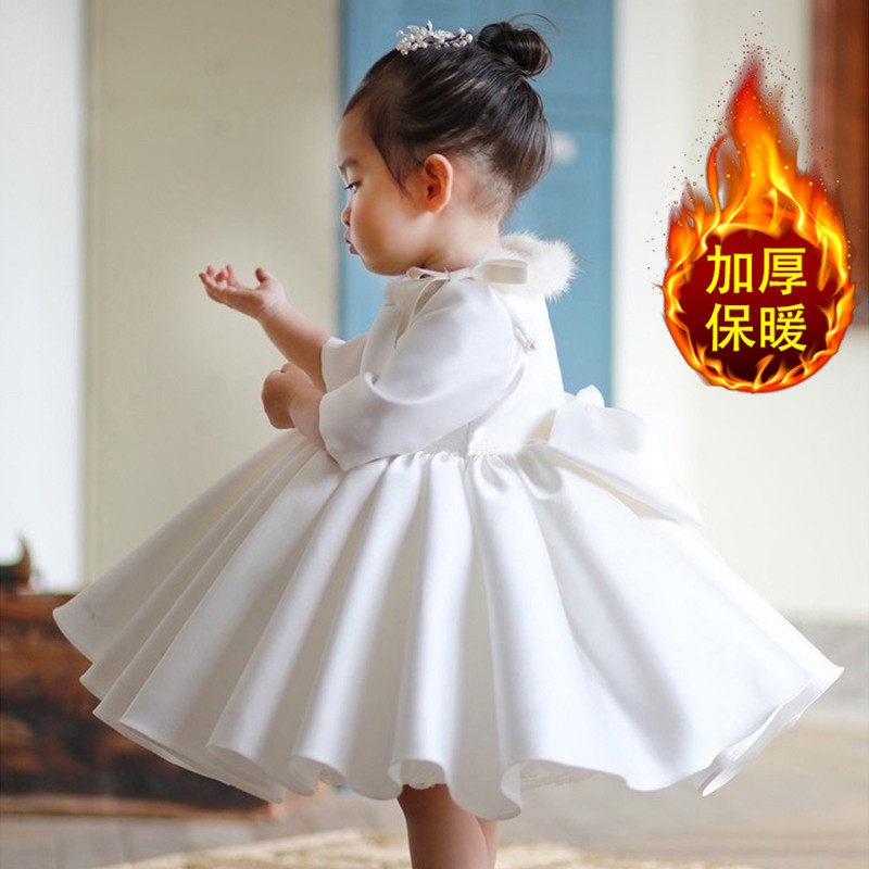 蓬蓬裙花童儿童生日周岁子生日长袖,童装/婴儿装/亲子装,儿童礼服,淘宝优惠券,粉丝福利购,淘宝优惠卷