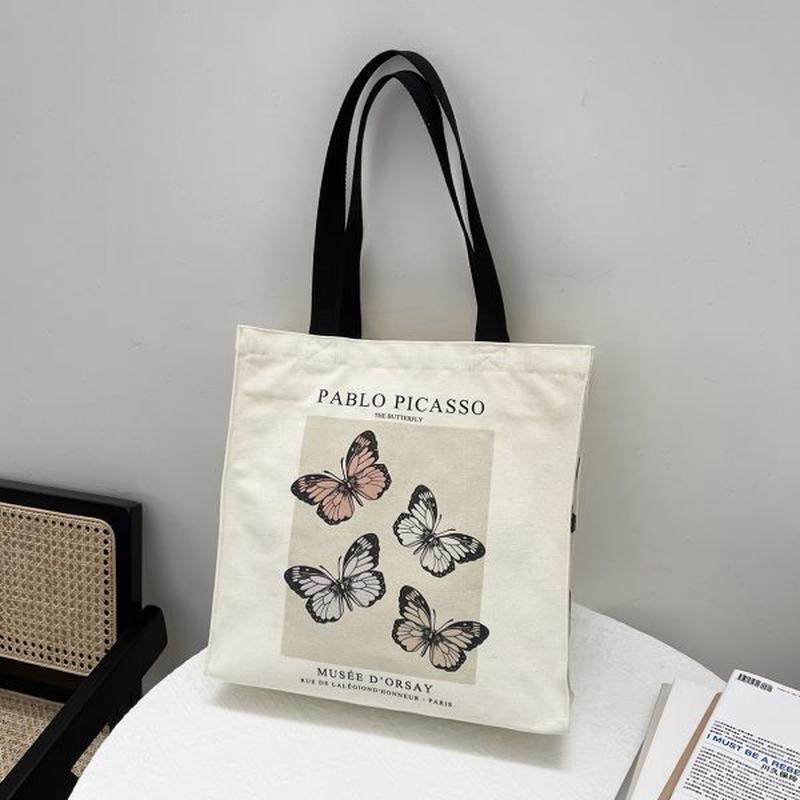 高档单肩手提小众环保购物袋大学生书包包大容量帆布包百搭女艺术,箱包皮具/热销女包/男包,时尚帆布包,淘宝优惠券,粉丝福利购,淘宝优惠卷