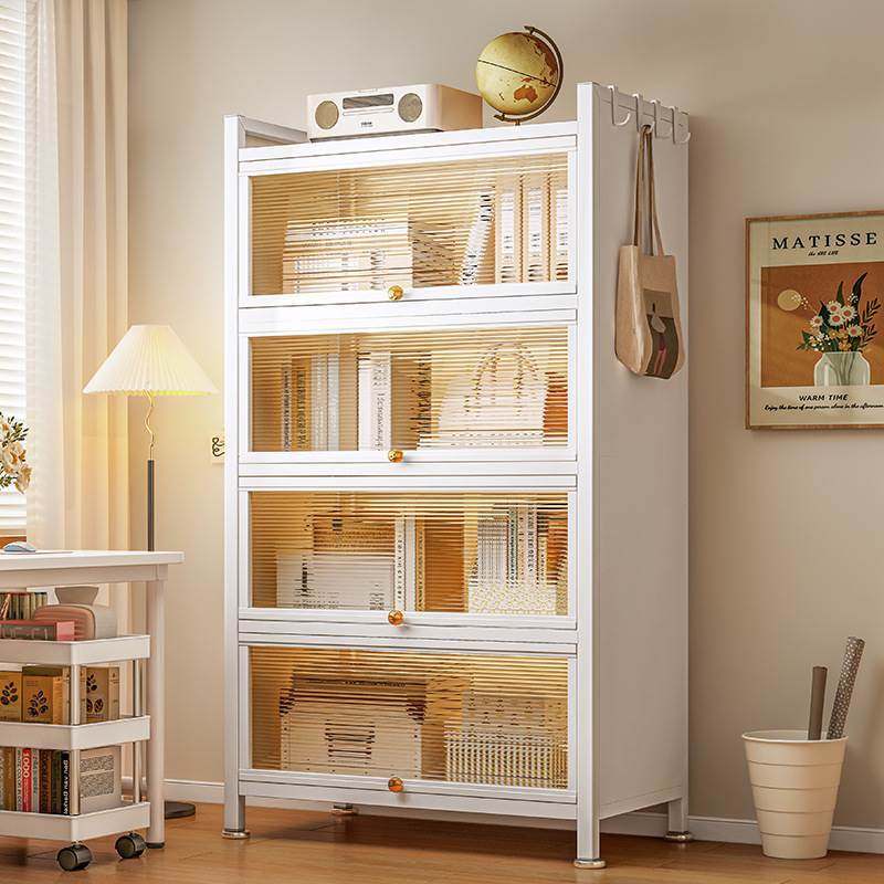 钢制防尘书架落地书柜带门置物柜用铁置物架翻盖收纳柜子储物柜,户外/登山/野营/旅行用品,露营折叠箱,淘宝优惠券,粉丝福利购,淘宝优惠卷