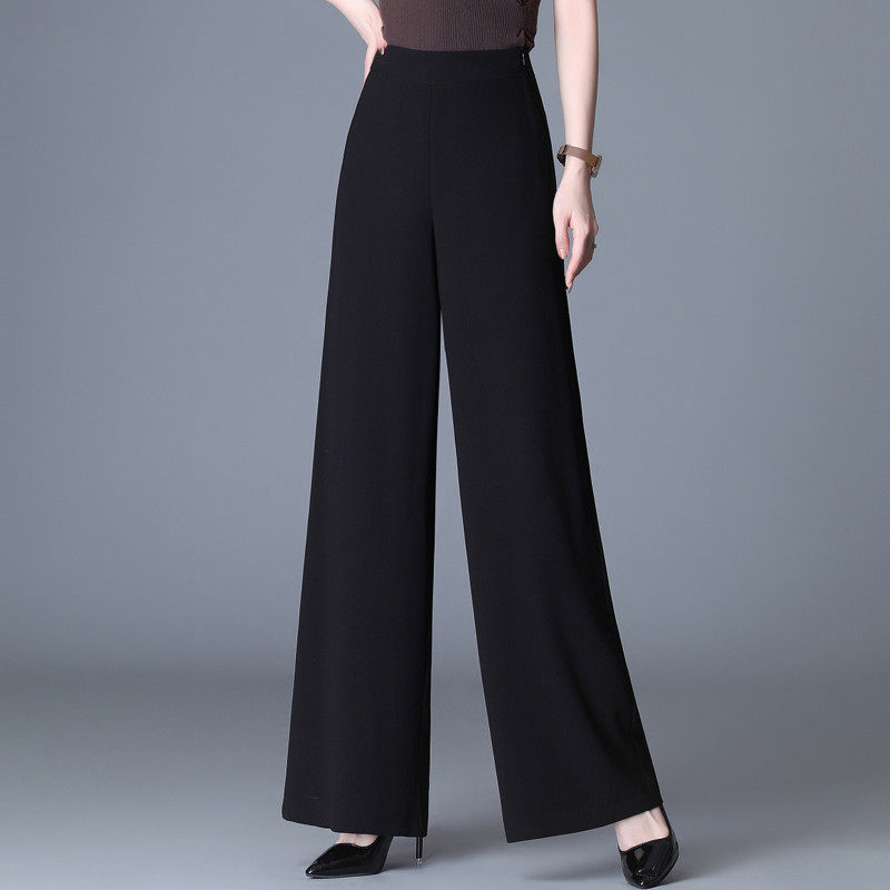 夏季新品时尚休闲薄款垂感无弹阔腿裤雪纺裤甩裤舞裤女裤长裤,女装/女士精品,休闲裤,淘宝优惠券,粉丝福利购,淘宝优惠卷