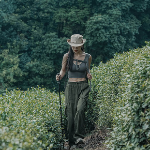 户外徒步防水大码工装裤女款夏季小个子2025新款春夏宽松女