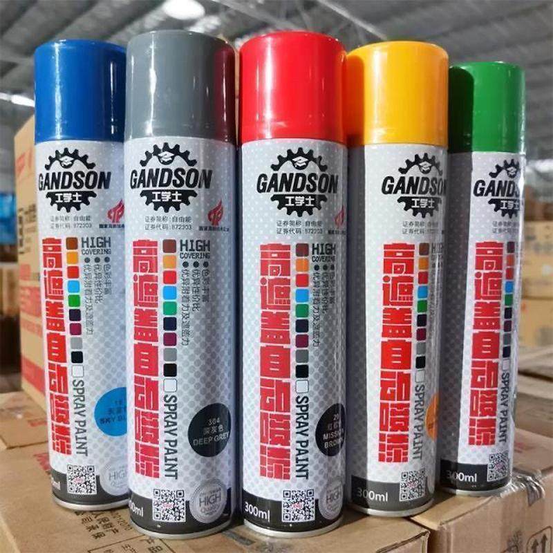 工学士喷漆源头厂家手摇喷漆修补涂鸦涂料手喷防锈自动喷漆