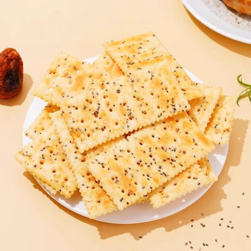 米芭滋黑松露火腿苏打饼干芝士培根火鸡牛肉味酥脆饼干休闲零食品