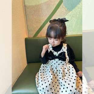 小沐沐装时髦洋气套装2023新款秋季女小童网红炸街套裙小女孩