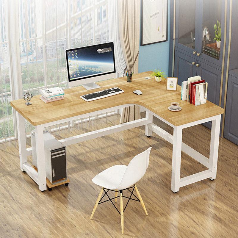 转角书桌电脑台式现代简约拐角家用卧室靠墙办公桌学生写字书桌台
