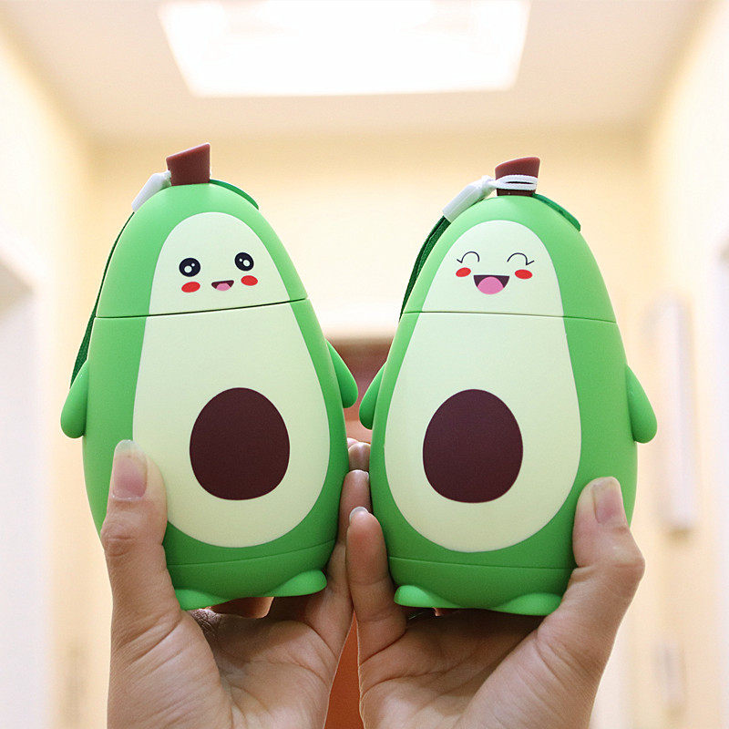 可爱牛油果玻璃杯超萌少女便携水杯女韩国小清新森系学生杯子,餐饮具,玻璃杯,淘宝优惠券,粉丝福利购,淘宝优惠卷