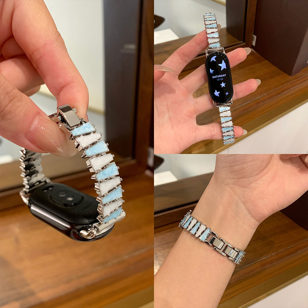 新款表带彩色金属质感款