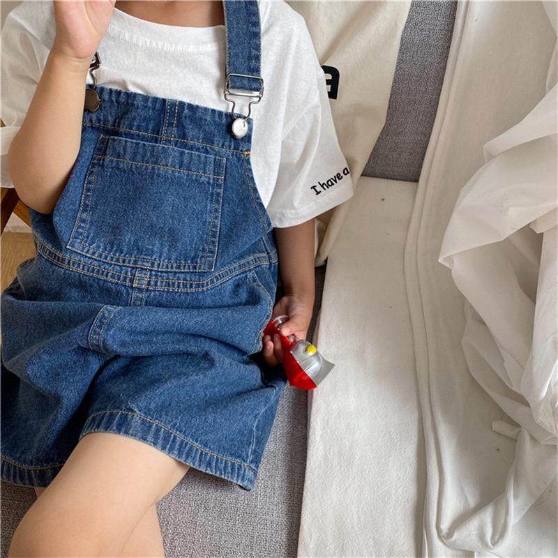 韩版夏季新品儿童薄牛仔背带裤男女宝水洗做旧大口袋牛仔,童装/婴儿装/亲子装,儿童牛仔裤,淘宝优惠券,粉丝福利购,淘宝优惠卷