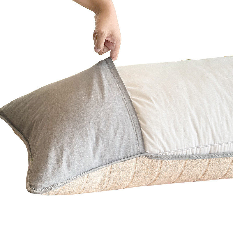 纯棉枕巾双人加长1.2m1.5米老式全棉长款枕头巾长毛巾1.8m可固定