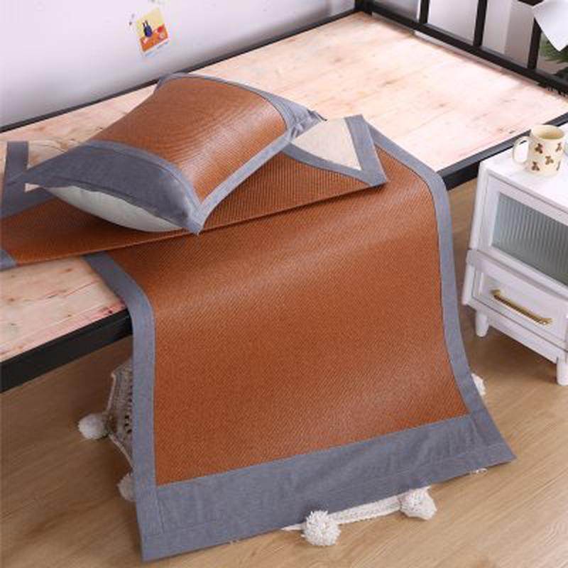 凉席学生宿舍单人0.9米可折叠藤席子夏季草席双面冰丝寝室专用1.2,床上用品,藤席,淘宝优惠券,粉丝福利购,淘宝优惠卷