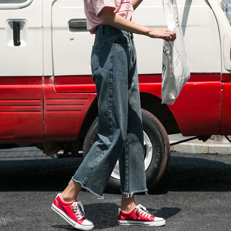 胖妹妹直筒大码宽松显瘦网红休闲九分裤大粗腿的女生裤,女装/女士精品,大码裤装,淘宝优惠券,粉丝福利购,淘宝优惠卷