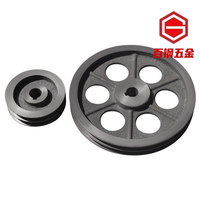国标B型皮带盘皮带轮B型双槽中标加厚双槽皮带轮直径220-240-400