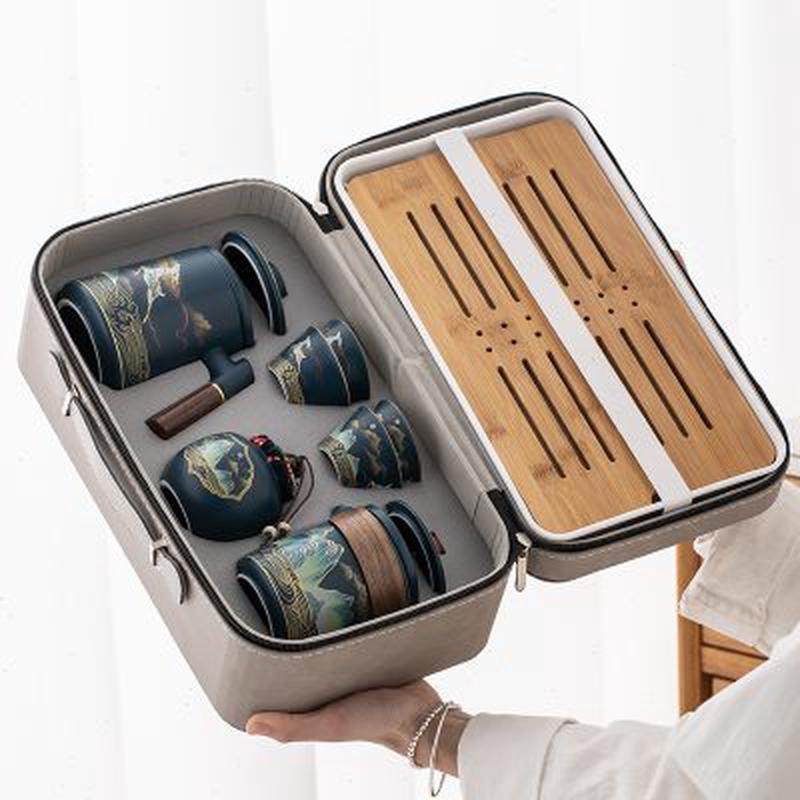 企业公司商务礼品定制logo节日活动开业实用旅行茶具套装盒,节庆用品/礼品,创意礼盒/礼品套组,淘宝优惠券,粉丝福利购,淘宝优惠卷