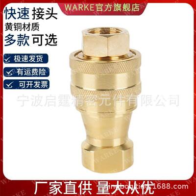 KZD2-63-84-106-158-20ZG1/43/81/2黄铜液压快速接头自封