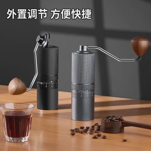 外调节手摇磨豆机钢芯七星家用咖啡研磨器户外咖啡研磨机咖啡机