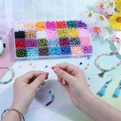 1960pcs 6mm ABS Imitation Pearl Beads for DIY Jewelry Making