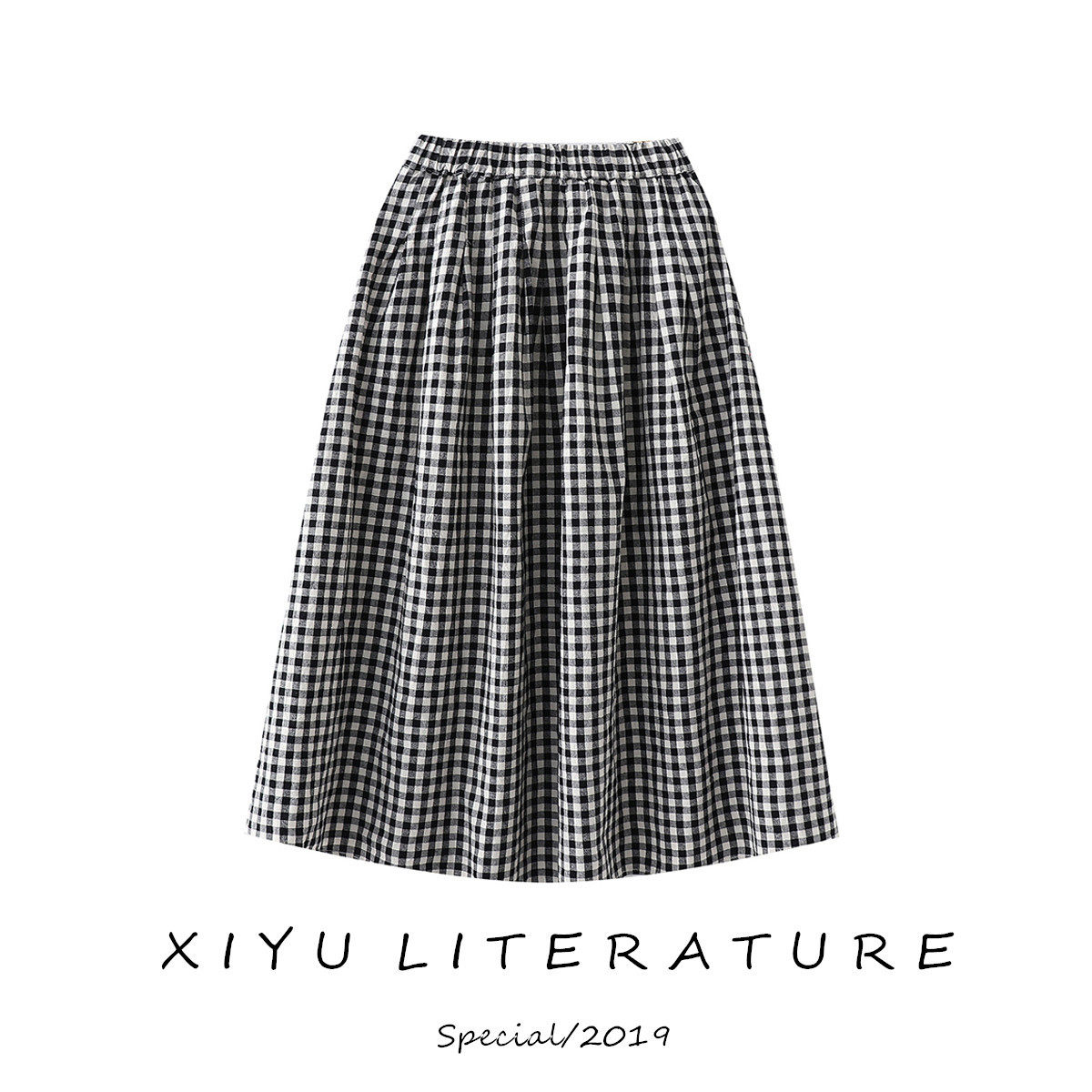 女过膝中子文艺2023年秋冬季新款百搭休闲,女装/女士精品,半身裙,淘宝优惠券,粉丝福利购,淘宝优惠卷