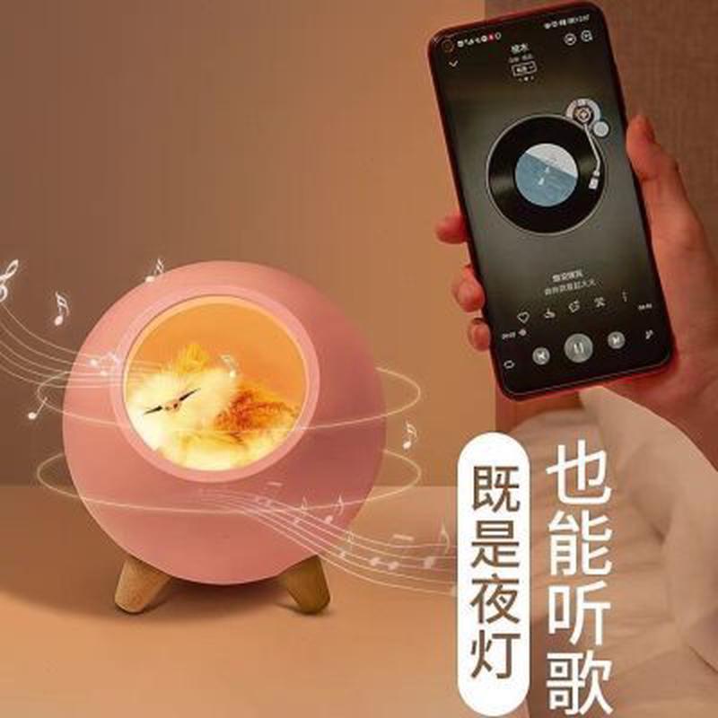 猫咪音箱小夜灯女生卧室床头生日充电少女心送闺蜜礼物