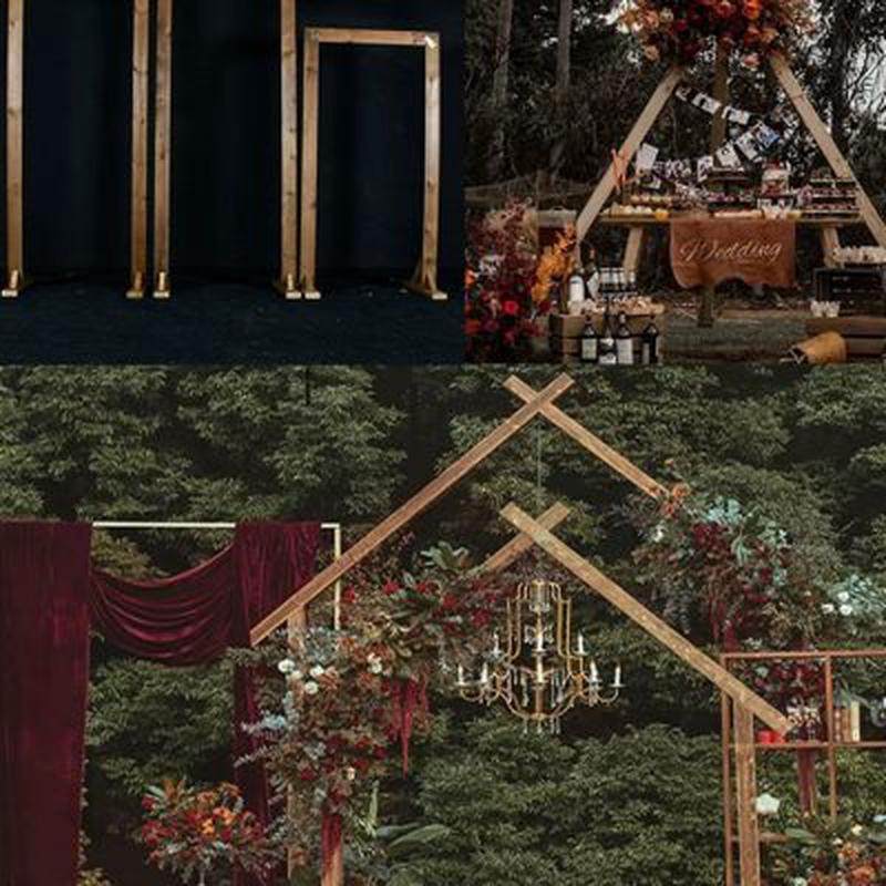 户外露营草坪婚礼装饰原木桩拱门方形花架实木落地背景摆件,节庆用品/礼品,拱门,淘宝优惠券,粉丝福利购,淘宝优惠卷