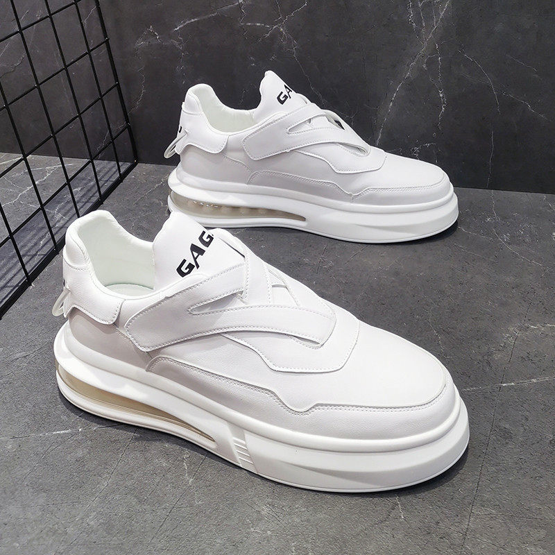 气垫小白鞋男2024春季新款小众魔术贴休闲运动鞋潮流百搭透气板鞋,流行男鞋,休闲板鞋,淘宝优惠券,粉丝福利购,淘宝优惠卷