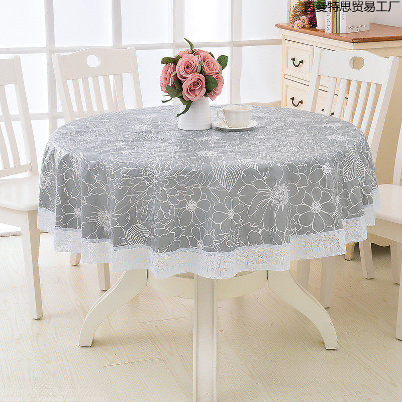 饭店大圆形台布酒店塑料圆桌布防水防油免洗防烫大圆桌桌布,居家布艺,桌布,淘宝优惠券,粉丝福利购,淘宝优惠卷