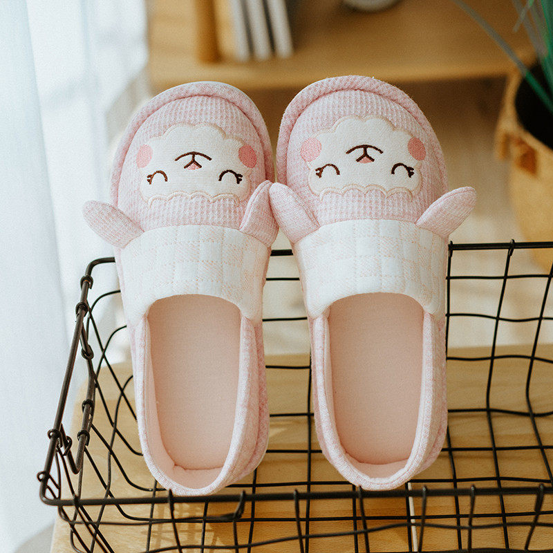 月子鞋春秋季产后厚底包跟透气可爱棉拖鞋女夏薄款防滑软底居家鞋,居家布艺,居家棉拖/棉鞋,淘宝优惠券,粉丝福利购,淘宝优惠卷