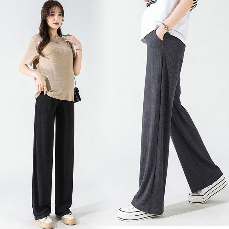 大码孕妇夏季薄款外穿阔腿裤直筒休闲打底九分裤冰丝长裤,孕妇装/孕产妇用品/营养,孕妇休闲裤,淘宝优惠券,粉丝福利购,淘宝优惠卷