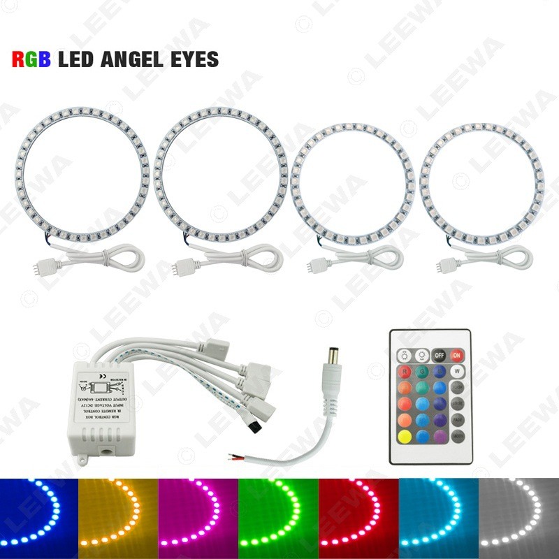 RGB-5050SMD遥控天使眼 适用宝马BMW E92天使眼灯  改装大灯光圈