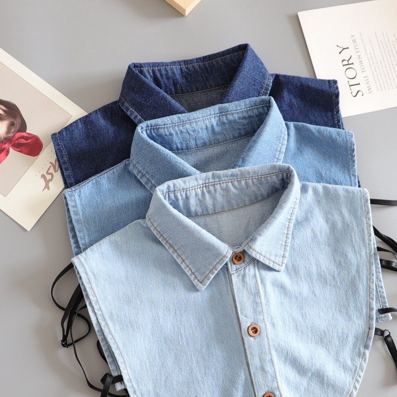 小雪之屋休闲牛仔尖领假领子女百搭时尚配毛衣内搭打底男衬衣假领,服饰配件/皮带/帽子/围巾,假领,淘宝优惠券,粉丝福利购,淘宝优惠卷