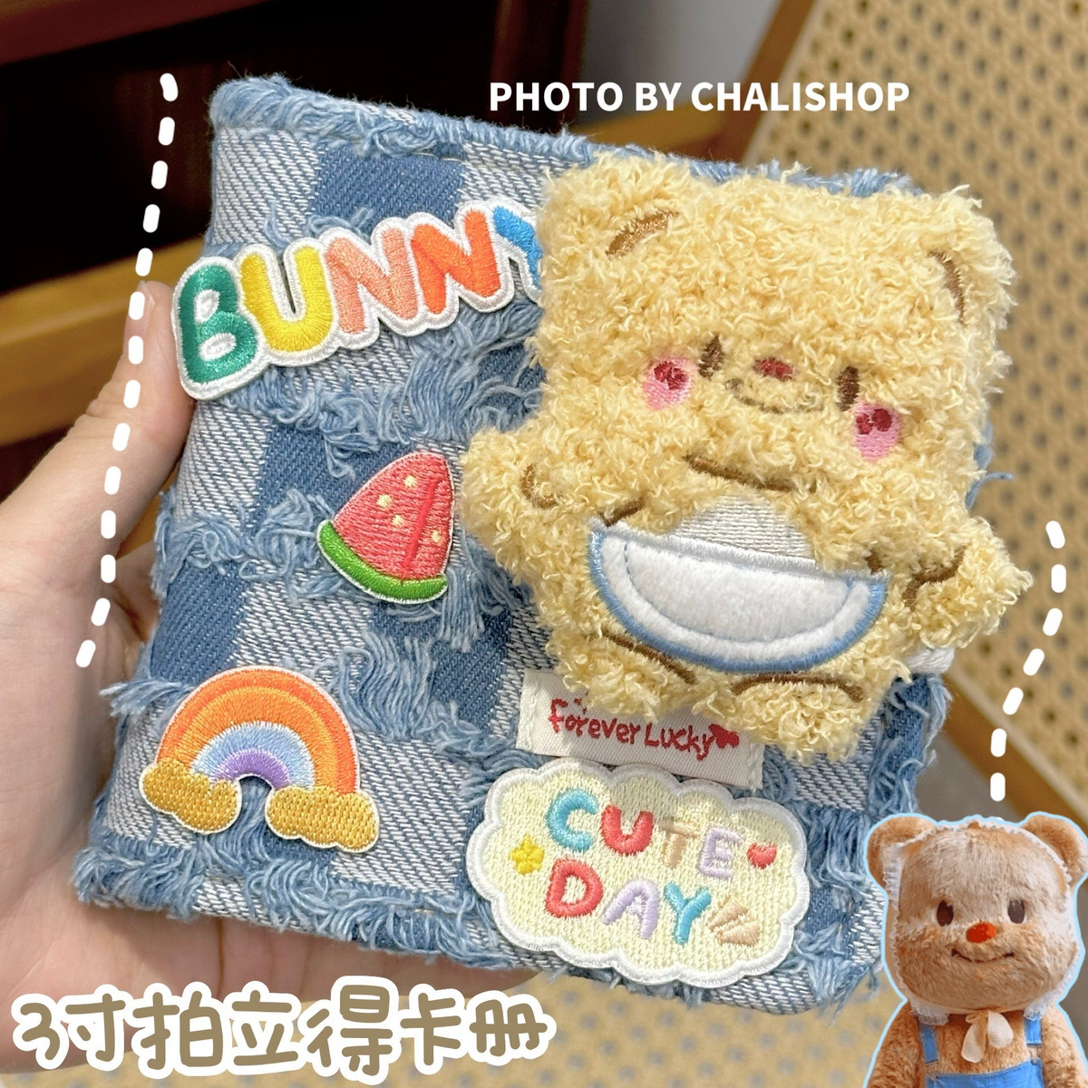 CHALISHOP*黄油小熊一宫格卡册*高颜值可爱创意少女心拍立得相册
