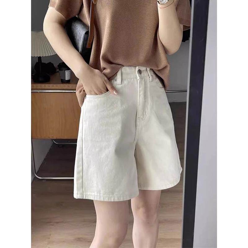 牛仔女夏季薄款大码胖mm超柔显瘦宽松遮肉百搭阔腿五分裤,女装/女士精品,大码裤装,淘宝优惠券,粉丝福利购,淘宝优惠卷