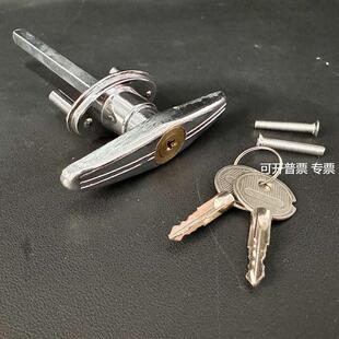 车库门锁翻版车库门锁卷帘门锁T型车库锁锁锁芯应急锁羊角十字锁