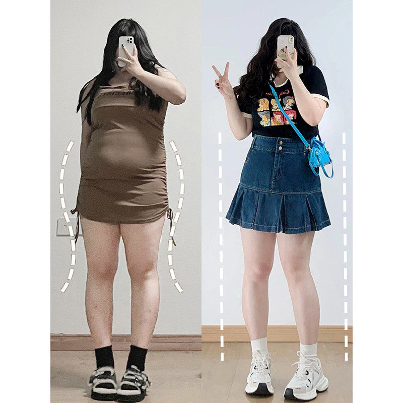 300斤大码牛仔女胖mm夏季辣妹显瘦百褶a字,女装/女士精品,大码半身裙,淘宝优惠券,粉丝福利购,淘宝优惠卷