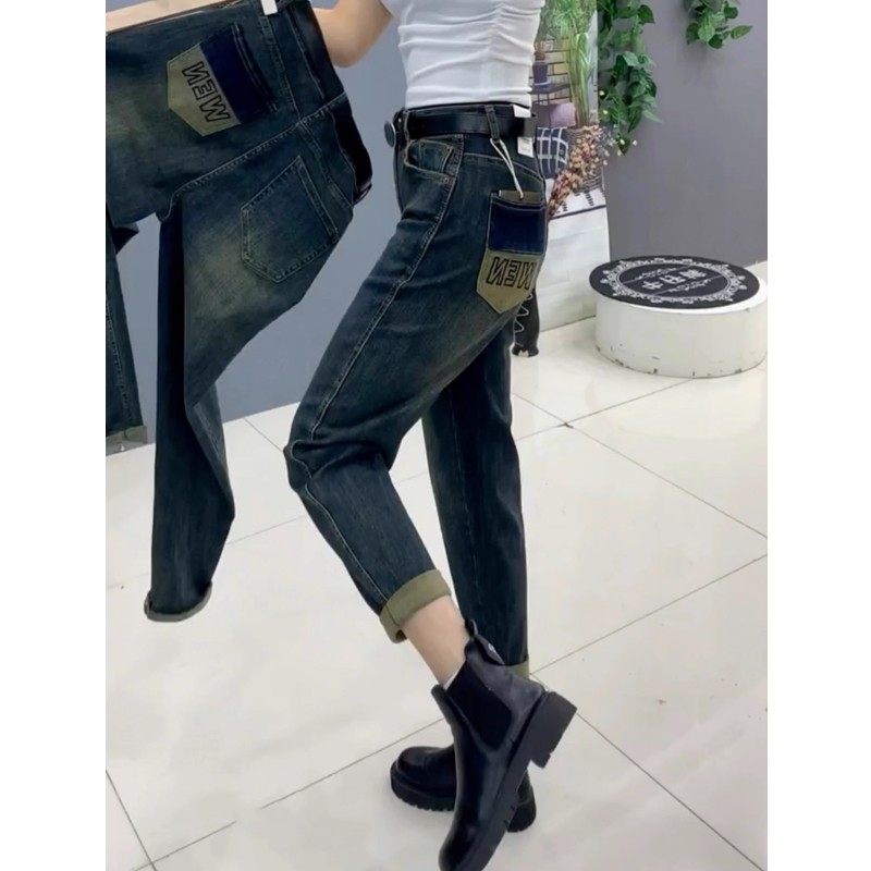 女秋胖mm大码梨型身材腿粗显瘦阔腿九分老爹裤,女装/女士精品,大码裤装,淘宝优惠券,粉丝福利购,淘宝优惠卷