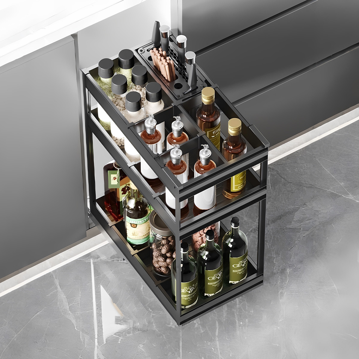 浅拉篮300350400深250调味篮15